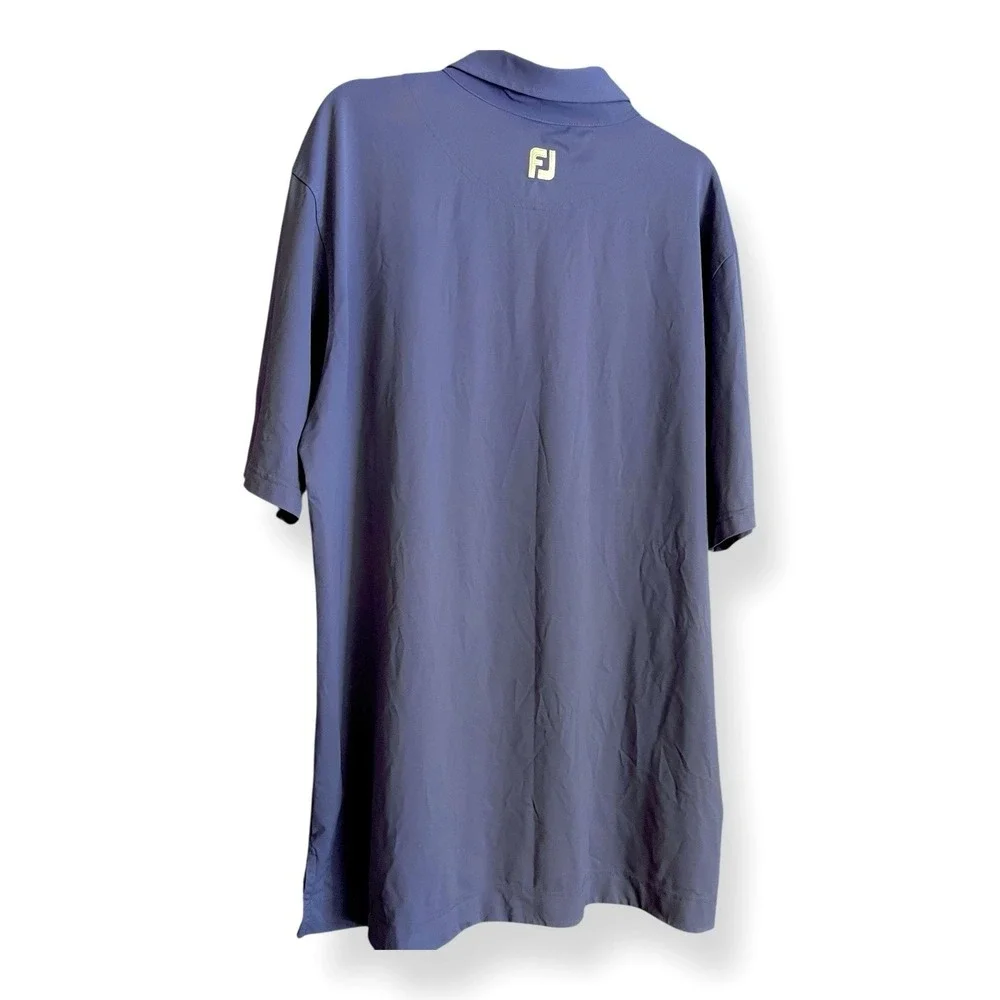 FootJoy FJ Greenville Country Club GCC Short Sleeve Golf Polo Shirt XL Mens Blue